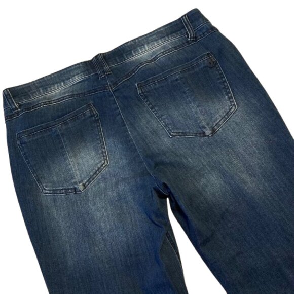 Democracy Ab Solution Itty Bitty Boot Jeans Luxe Women's 16 Blue NWT - Picture 8 of 8